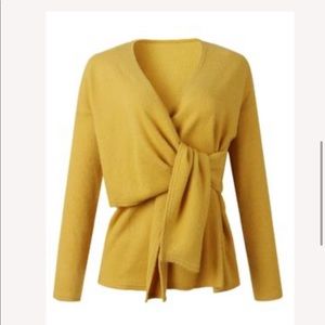 Goodnight macaroon wrap sweater